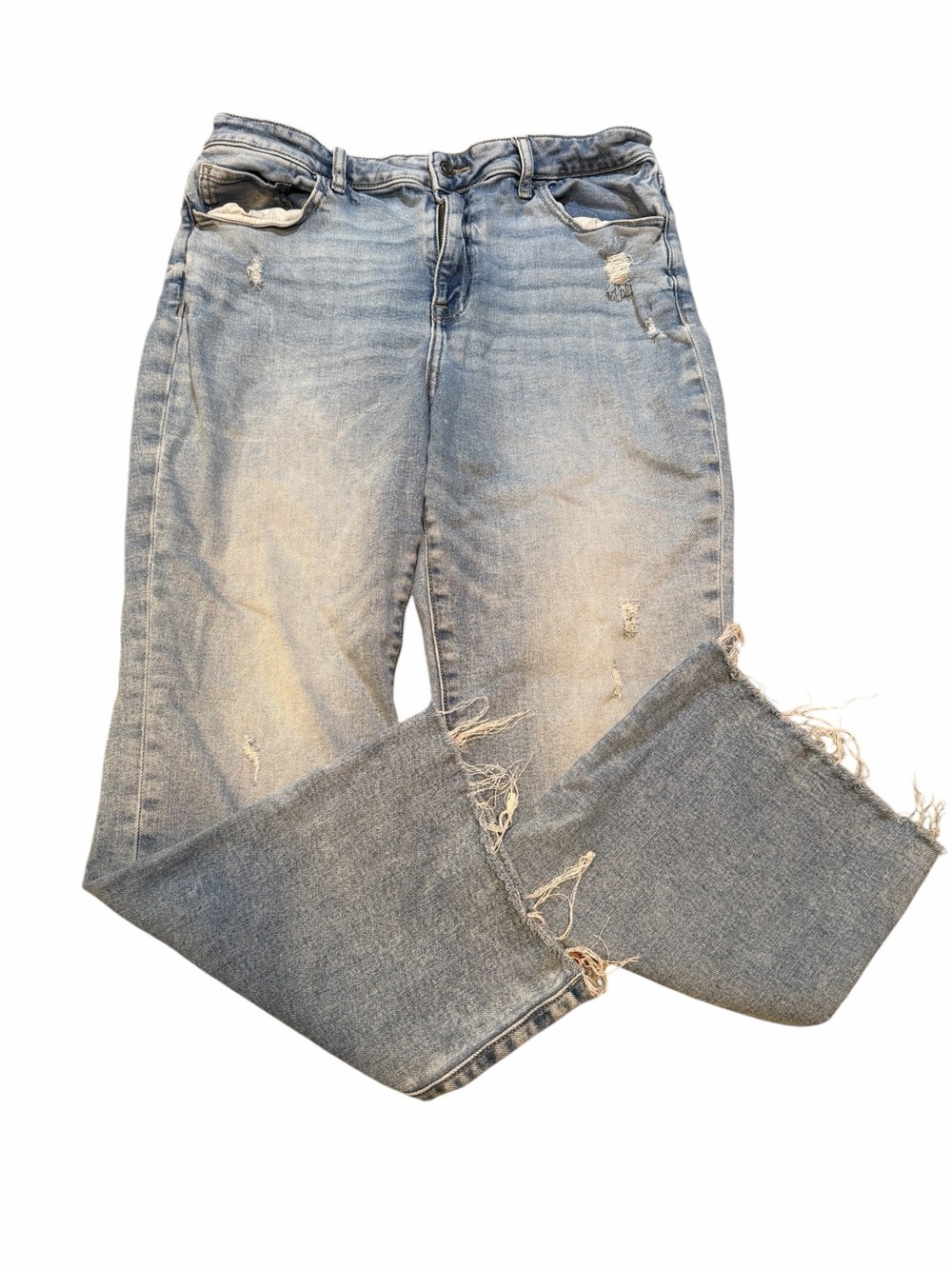 Light Blue Distressed Women’s Jeans